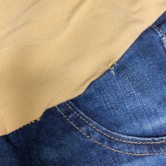 AG Distressed Full Panel Maternity Jeans - Picture 8 of 12